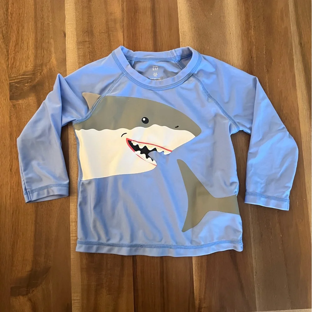TWO Gap Kids Rashguards
